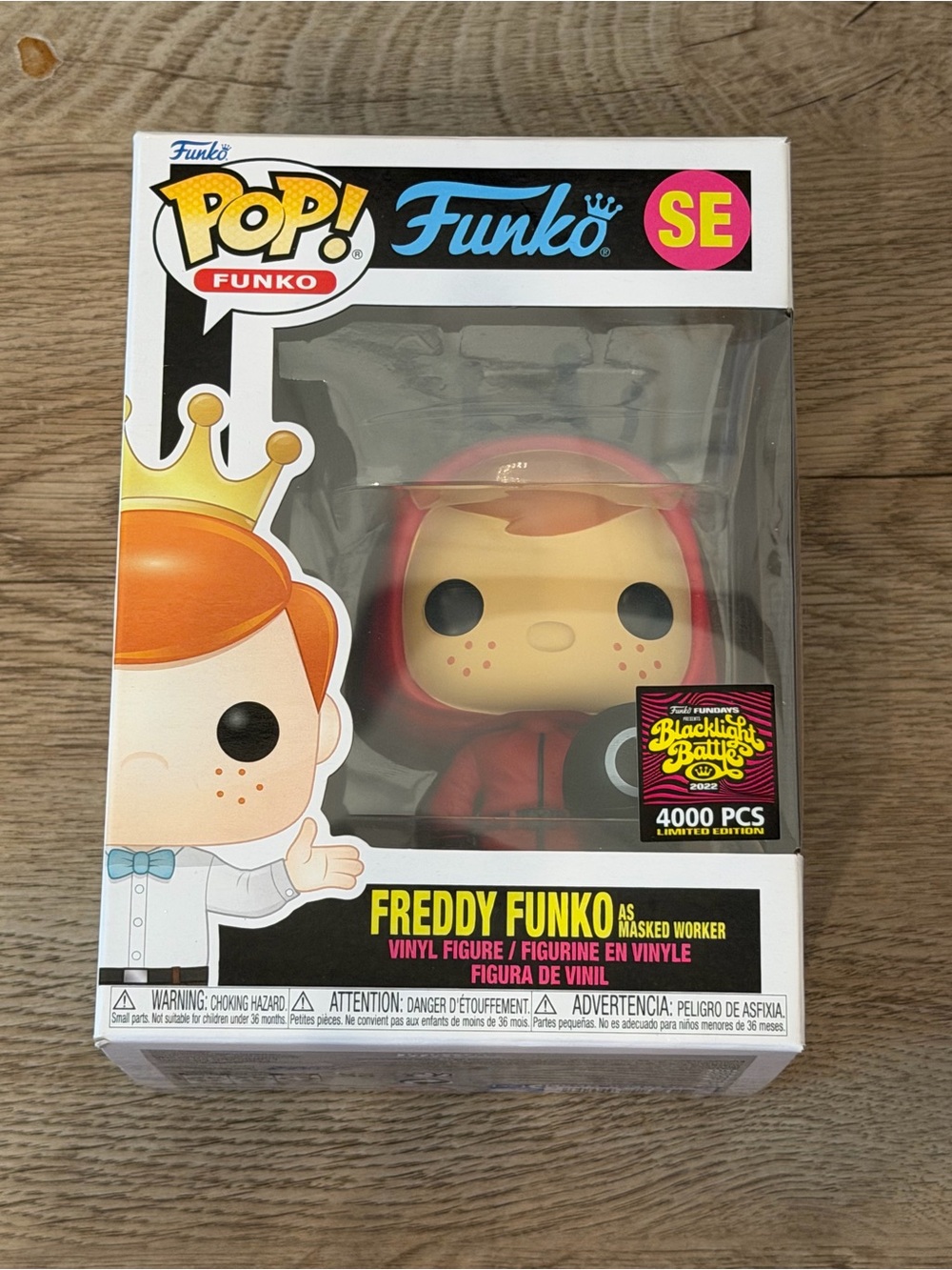 Funko Pop! Squid Games: Freddy Funko as Masked Worker Triangle Fundays LE 4000
